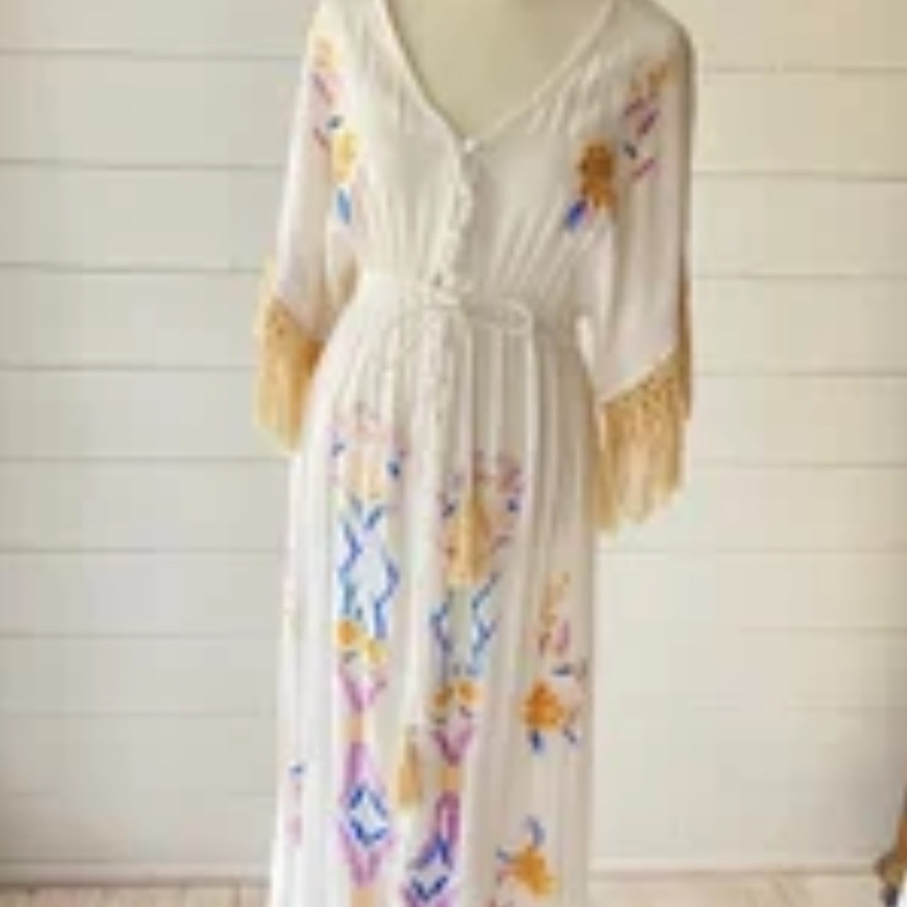 Fillyboo Checkered Cake Layered Maxi Dress